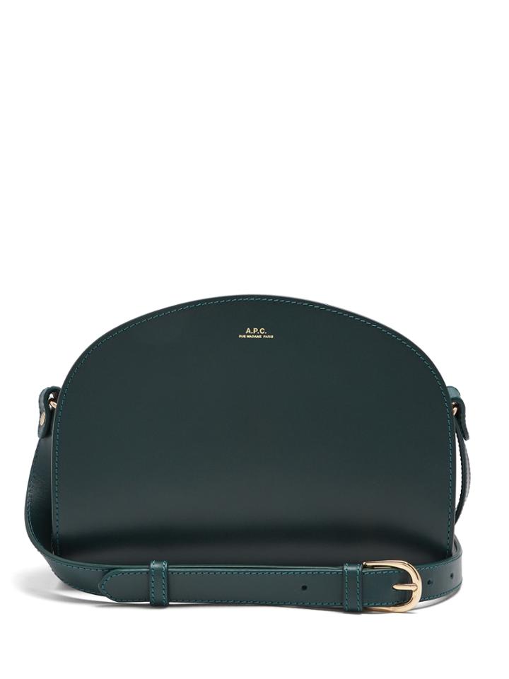 A.p.c. Hal-moon Leather Cross-body Bag