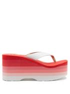 Esxrd Paradise Leather Platform Flip-flops