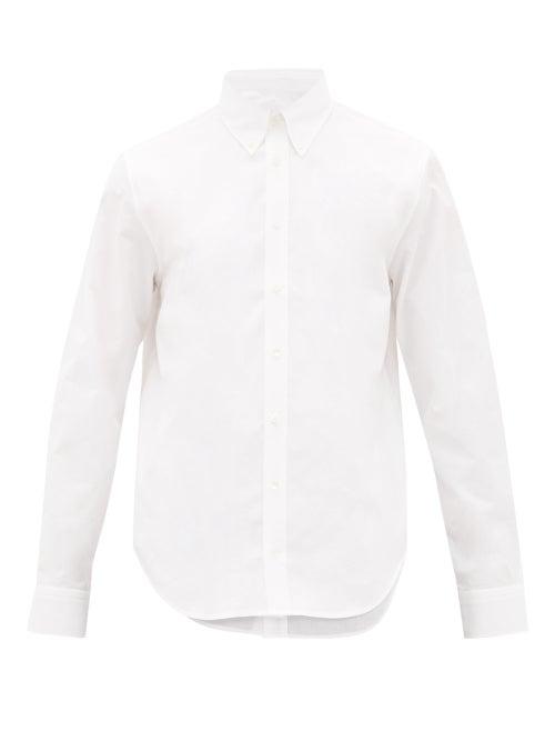 Matchesfashion.com Helmut Lang - Layered Cotton-poplin Shirt - Mens - White