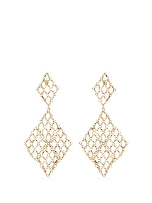 Matchesfashion.com Rosantica By Michela Panero - Surreal Drop Earrings - Womens - Gold