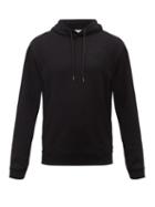 Burberry - Ryker Logo-embroidered Cotton Hooded Sweatshirt - Mens - Black