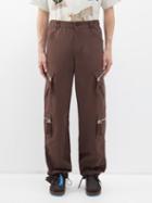 Jacquemus - Zip-pocket Cotton Cargo Trousers - Mens - Brown