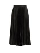 Christopher Kane Stud-embellished Pleated Midi Skirt