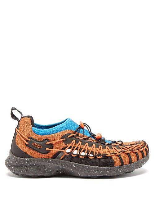 Mens Shoes Keen - Uneek Laced Mesh Trainers - Mens - Orange Multi