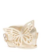 Matchesfashion.com Sophia Webster - Flossy Butterfly Leather Cross Body Bag - Womens - Gold