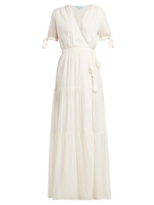 Matchesfashion.com Melissa Odabash - Emily Wrap Dress - Womens - Cream
