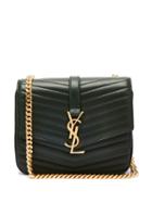 Matchesfashion.com Saint Laurent - Sulpice Small Leather Bag - Womens - Dark Green