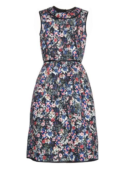 Erdem Ivana Perforated-neoprene Dress