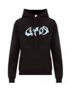 Matchesfashion.com Noon Goons - Chaos Print Cotton Hooded Sweatshirt - Mens - Black