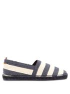 Matchesfashion.com Castaer - Striped Canvas Espadrilles - Mens - Blue Multi