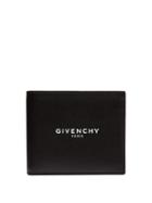 Matchesfashion.com Givenchy - Logo Stamped Bi Fold Leather Wallet - Mens - Black