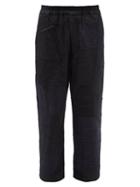 By Walid - Massimo City Vintage Wool-twill Patchwork Trousers - Mens - Navy