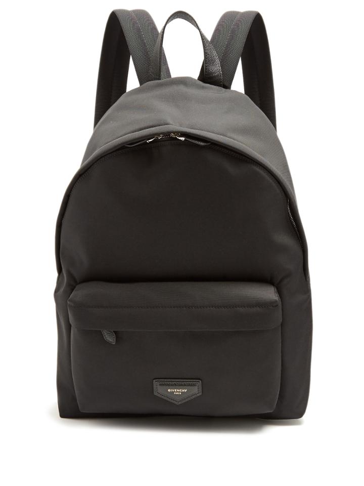 Givenchy Urban Leather-tag Canvas Backpack