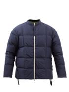 Jil Sander - Stand-collar Quilted Down Coat - Mens - Blue