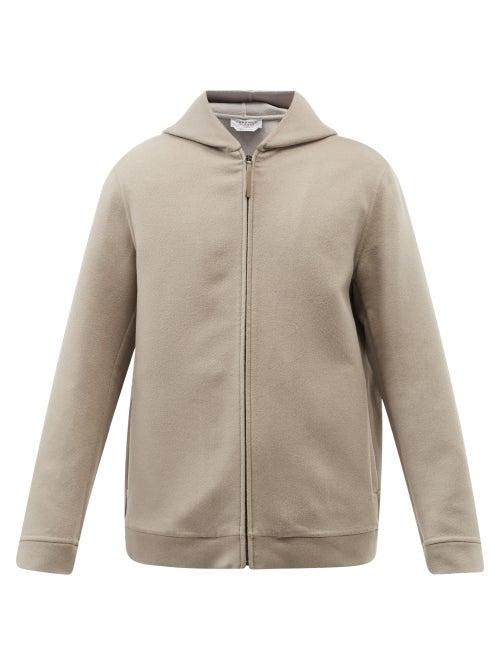 Gabriela Hearst - Tomas Wool-blend Hooded Sweatshirt - Mens - Grey