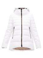 Matchesfashion.com Herno - Padded Shell Down Hooded Jacket - Womens - White