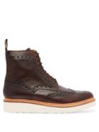 Matchesfashion.com Grenson - Fred Leather Boots - Mens - Brown