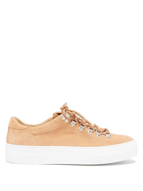 Matchesfashion.com Diemme - Marostica Platform-sole Suede Trainers - Mens - Beige