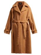Matchesfashion.com Rochas - Single Breasted Wool Coat - Womens - Light Brown