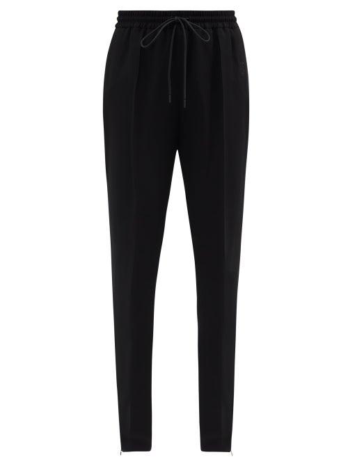 Burberry - Lidy Logo-embroidered Jersey Track Pants - Womens - Black