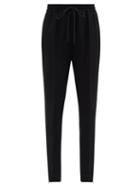 Burberry - Lidy Logo-embroidered Jersey Track Pants - Womens - Black