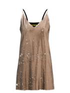 Marques'almeida - Upcycled Two-way Sequinned Tulle Mini Dress - Womens - Silver