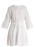 Wiggy Kit Drawstring Cotton-dobby Dress