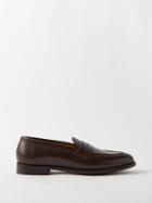 Grenson - Lloyd Leather Penny Loafers - Mens - Brown