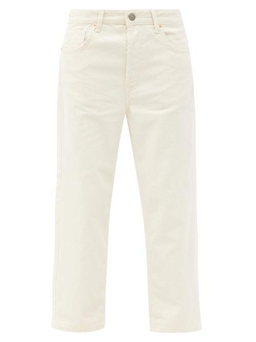 Matchesfashion.com Raey - Dad Baggy Boyfriend Jeans - Womens - Ivory