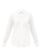 Matchesfashion.com Bourrienne Paris X - I Authentique Linen Shirt - Womens - White