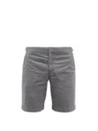 Orlebar Brown - Dane Ii Cotton-blend Twill Shorts - Mens - Grey
