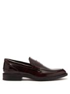 Matchesfashion.com Tod's - Leather Penny Loafers - Mens - Burgundy