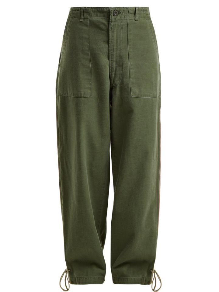 Myar Contrast-piping Relaxed-fit Trousers