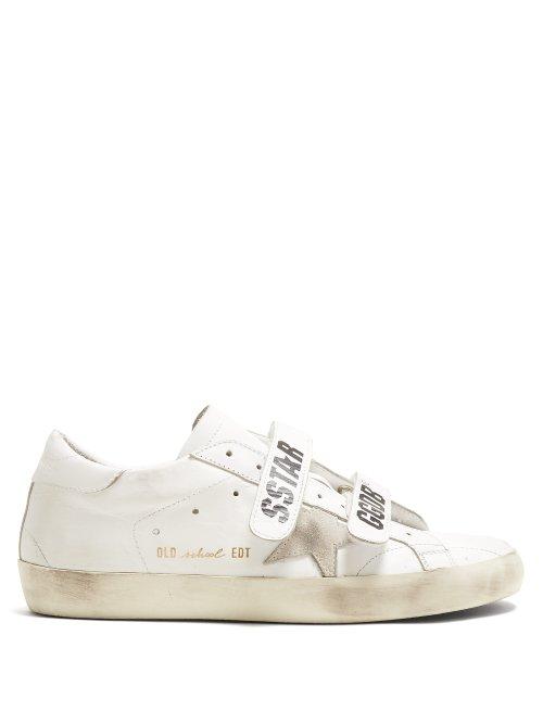 Matchesfashion.com Golden Goose Deluxe Brand - Superstar Old School Low Top Leather Trainers - Womens - White