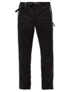 Matchesfashion.com And Wander - Air Hold Belted Drawcord-cuff Trousers - Mens - Black