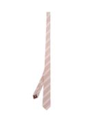 Matchesfashion.com Paul Smith - Satin Striped Silk Faille Tie - Mens - Pink