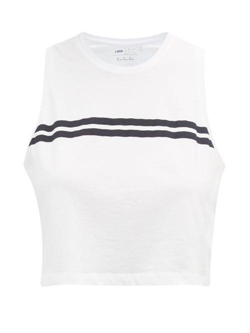 Matchesfashion.com Lndr - Orbit Cotton Cropped Top - Womens - White