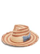 Matchesfashion.com Nick Fouquet - Kaleidoscope Straw Hat - Mens - Beige Multi