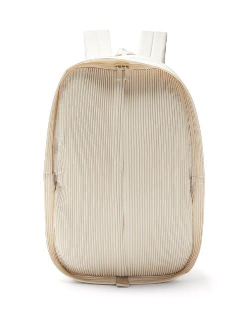 Matchesfashion.com Homme Pliss Issey Miyake - Technical-pleated Jersey Backpack - Mens - White
