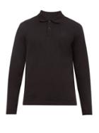 Matchesfashion.com Belstaff - Logo Embroidered Cotton Piqu Polo Shirt - Mens - Black