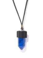 Chlo - Jemma Lapis Lazuli And Leather Necklace - Womens - Blue Multi