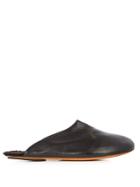 Armando Cabral Jetset Fur-lined Leather Slipper Shoes