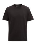 Mens Rtw Moncler - Logo-print Cotton-jersey T-shirt - Mens - Black