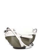 Matchesfashion.com Loewe - Gate Small Bi Colour Cross Body Bag - Womens - White Multi