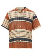 Matchesfashion.com Nipoaloha - Aloha Checked Cotton Shirt - Mens - Brown Multi