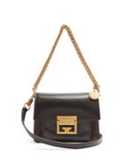 Givenchy Gv3 Mini Suede And Leather Cross-body Bag
