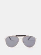 Tom Ford Eyewear - Raphael Aviator Metal Sunglasses - Mens - Black