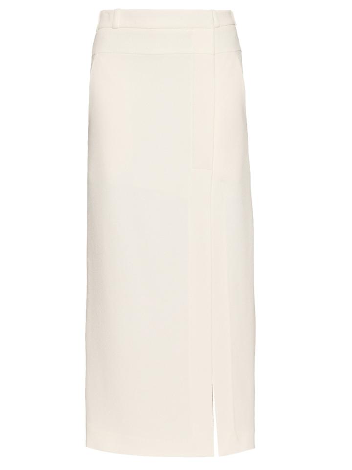 Raey Side-split Linen Midi Wrap Skirt