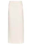 Raey Side-split Linen Midi Wrap Skirt