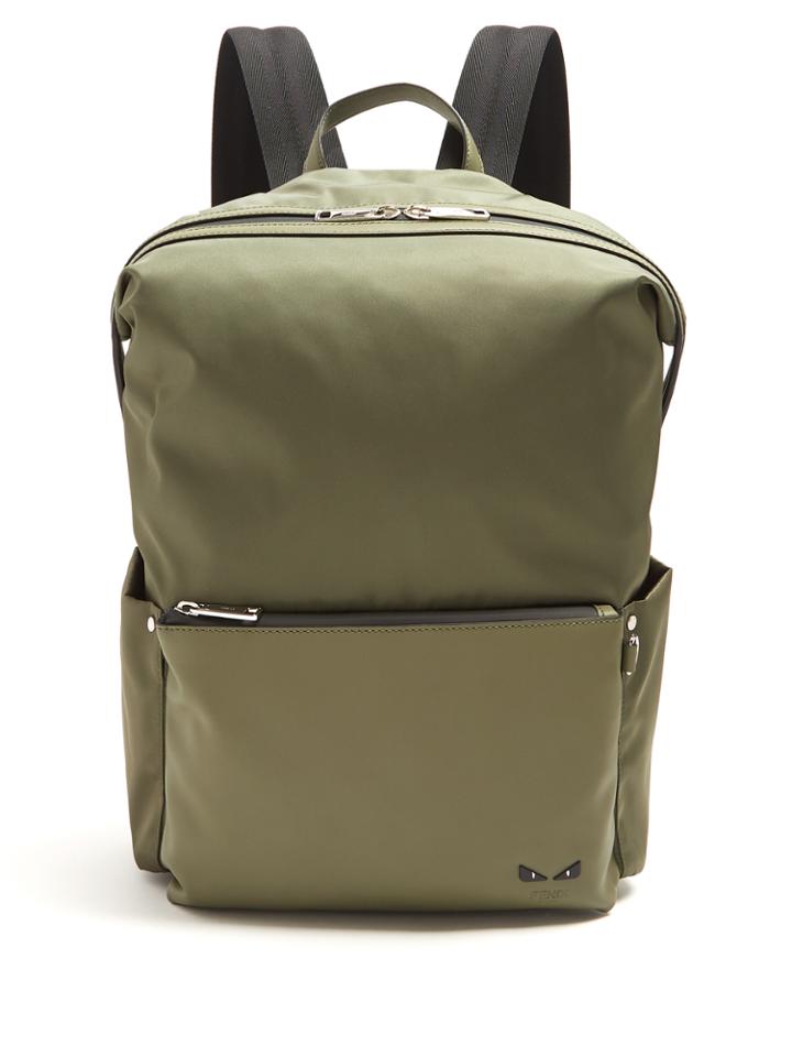 Fendi Bag Bugs Nylon Backpack